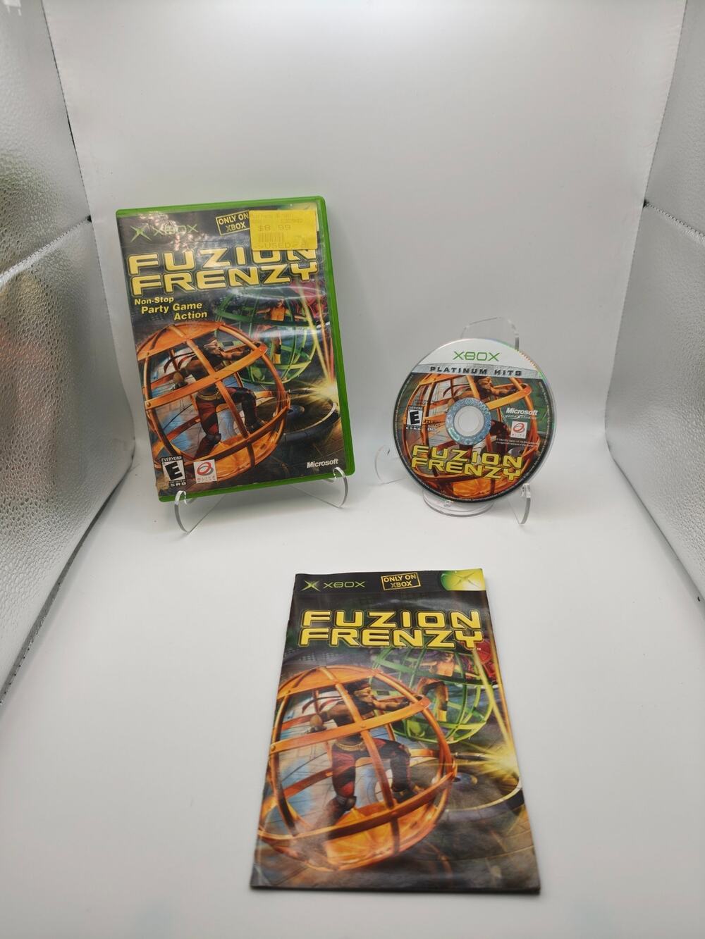 Fuzion Frenzy Xbox Platinum Hits CIB Complete